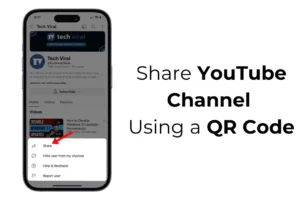 Comment partager une chaîne YouTube à l’aide d’un code QR