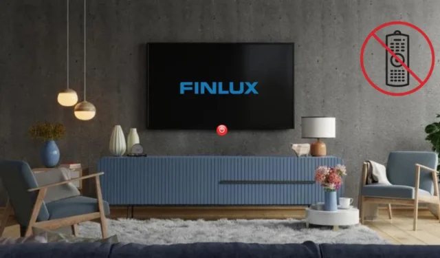 Slik aktiverer du Finlux TV uten en fjernkontroll