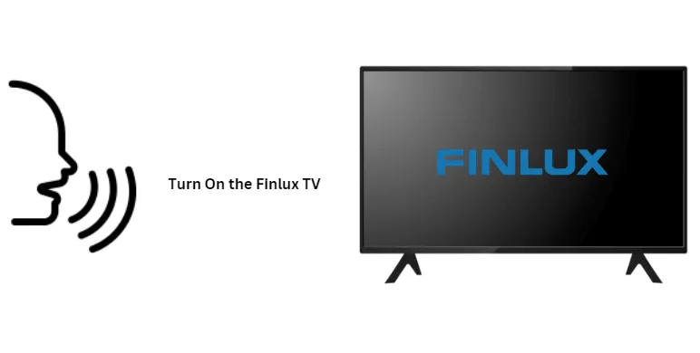 Ligue a TV Finlux sem controle remoto usando comandos de voz