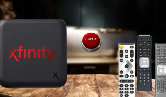 Veiledning for frakobling av Xfinity Remote for alle modeller