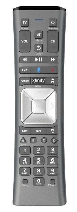 Fjern parring af Xfinity Remote med opsætningsknapper