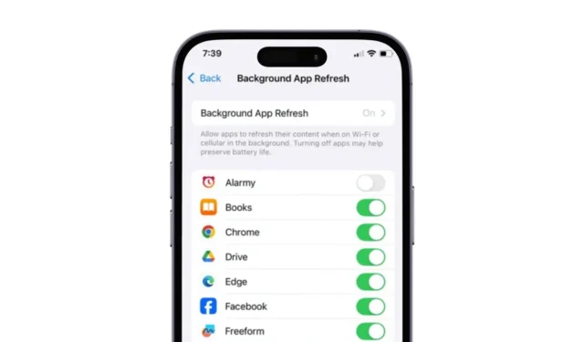 Affichage des applications iPhone en fonction de l’utilisation de la batterie