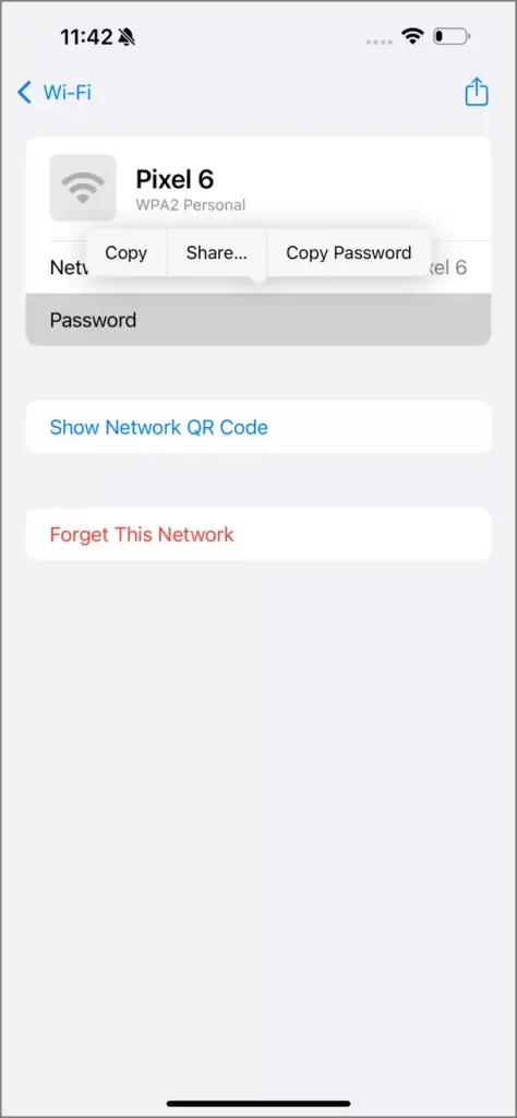 Überprüfen Sie das WLAN-Passwort in der Apple Passwords-App