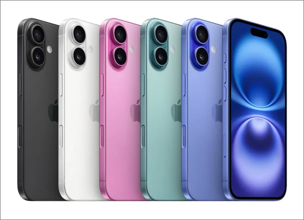 iPhone 16 kleuren