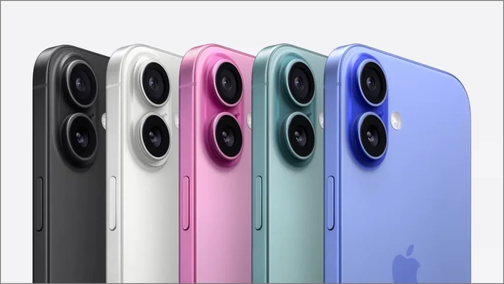 Nouvelles options de couleurs sur l'iPhone 16