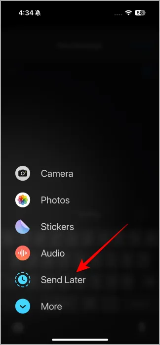 Opzione Invia più tardi in iOS 18