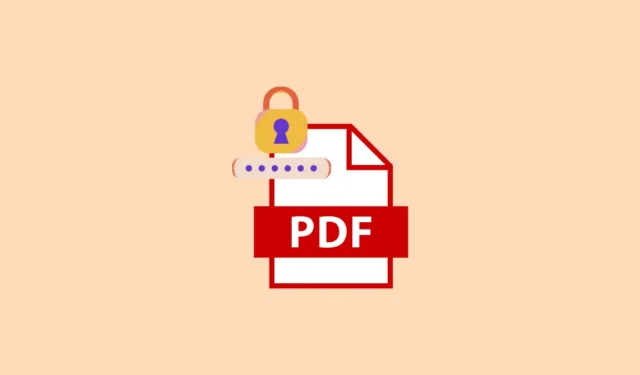 ステップバイステップガイド: PDF ファイルからパスワード保護を削除する