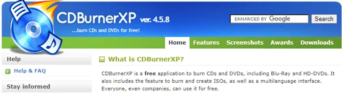 CDバーナーXP