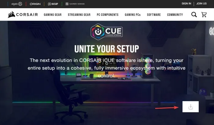 Corsair 網站和下載