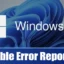 3 metody wyłączania raportowania błędów w systemie Windows 11