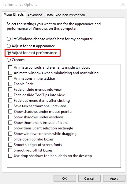 最高のパフォーマンスを得るために調整する