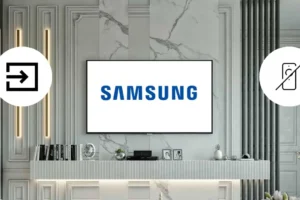 Handleiding voor het wijzigen van de invoer op een Samsung-tv zonder gebruik van een afstandsbediening