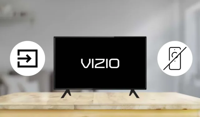 Guide til ændring af input på Vizio TV uden en fjernbetjening