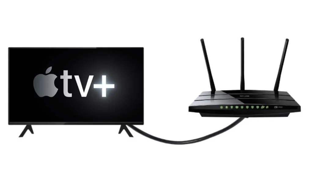 Koble Apple TV til WiFi uten fjernkontroll - Koble til Internett via Ethernet