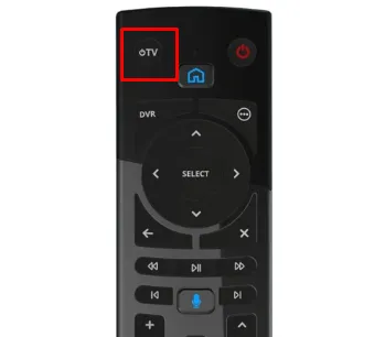 Sådan programmeres Altice Remote til TV - Tryk på TV Power-knappen