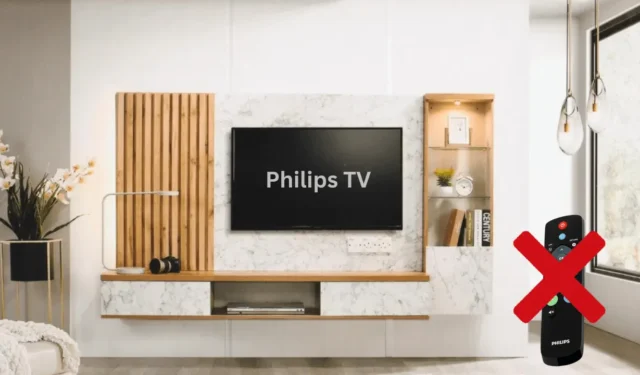 Veiledning om tilbakestilling av Philips TV uten fjernkontroll