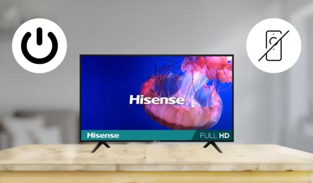 リモコンを使わずにHisense TVの電源をオンにする手順ガイド