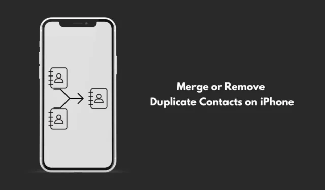 iPhone で重複した連絡先を結合または削除する方法: 効果的な 4 つの方法