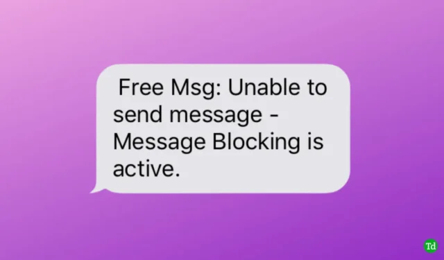 Android 및 iPhone에서 ‘메시지 차단이 활성화되었습니다’ 오류를 해결하는 방법: 10가지 효과적인 솔루션
