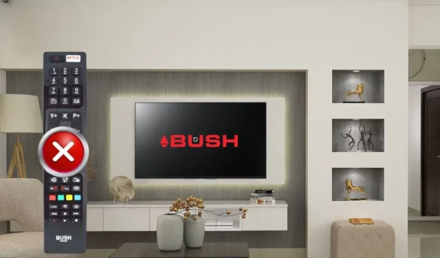 리모컨 없이 Bush TV 재설정을 위한 단계별 가이드