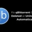 Risoluzione dei problemi con l’eliminazione o la disinstallazione automatica di qBittorrent