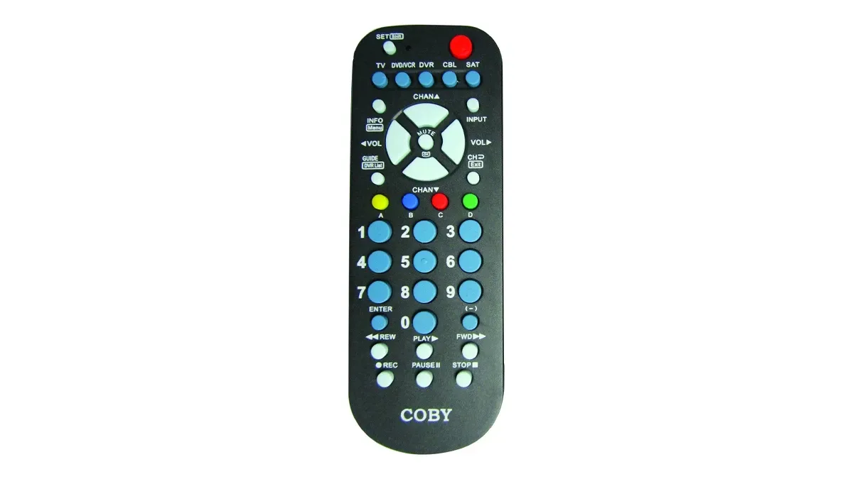 como programar o controle remoto universal coby 5 em 1