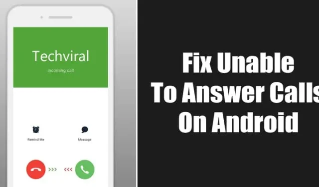 Android デバイスで通話に応答できない問題を解決するための 11 のソリューション