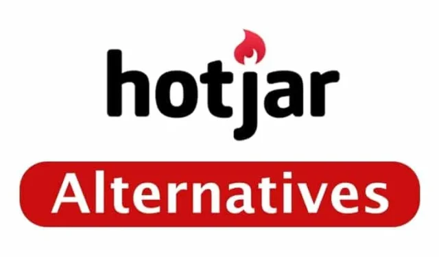 2024년에 고려해야 할 Hotjar 대안 8가지