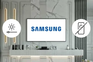 リモコンを使わずにSamsung TVの明るさ設定を調整する