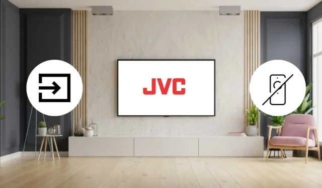 Ръководство: Промяна на входа на JVC TV без използване на дистанционно управление