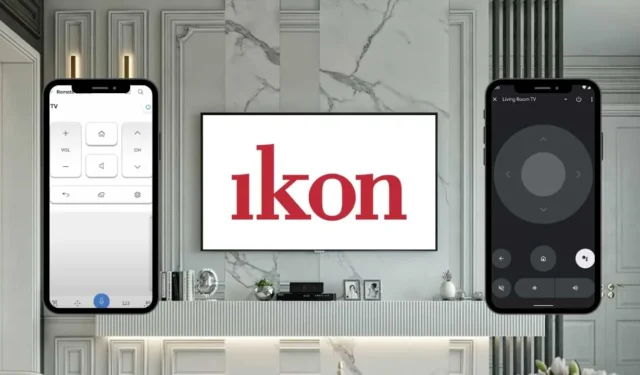 Ikon TV コントロール用リモート アプリの使用ガイド