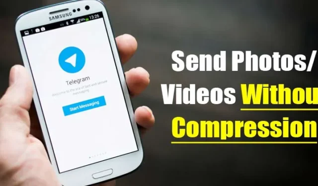 Telegramで非圧縮の写真や動画を送信するためのガイド