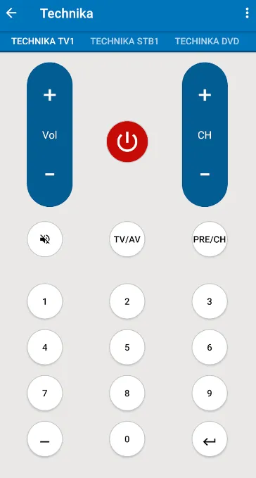 Приложение Technika TV Remote — приложение IR Remote