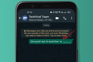 WhatsApp で逆さまのテキストを入力するためのガイド