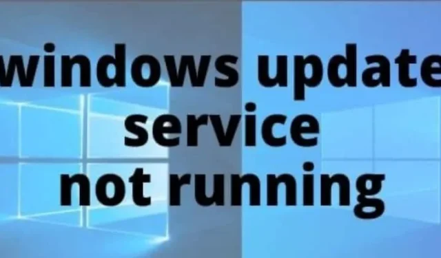 So beheben Sie das Problem, dass der Windows Update-Dienst unter Windows 10 nicht ausgeführt wird