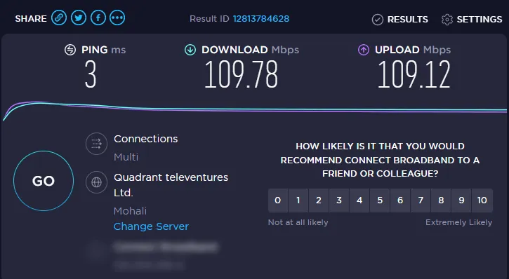 インターネット接続を確認する