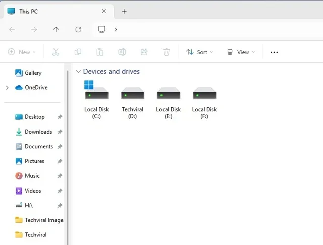 премахнете Home от File Explorer