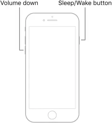 Wymuś ponowne uruchomienie iPhone'a 7