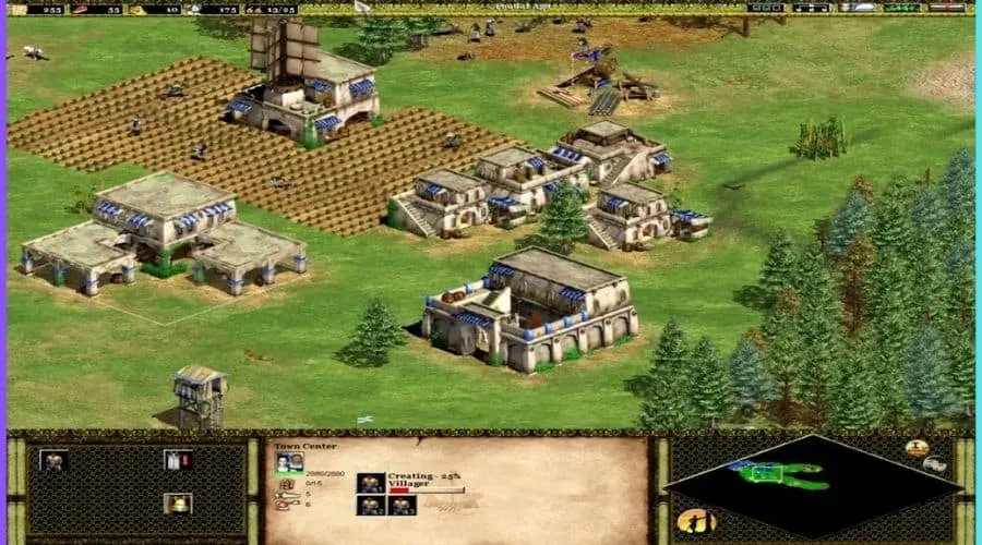 Zrzut ekranu rozgrywki Age of Empires II