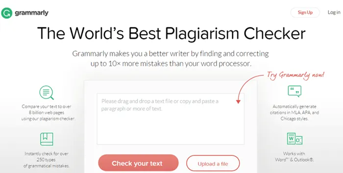 Grammarly Plagiatsprüfer