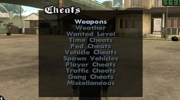 Menu Cheat Mod