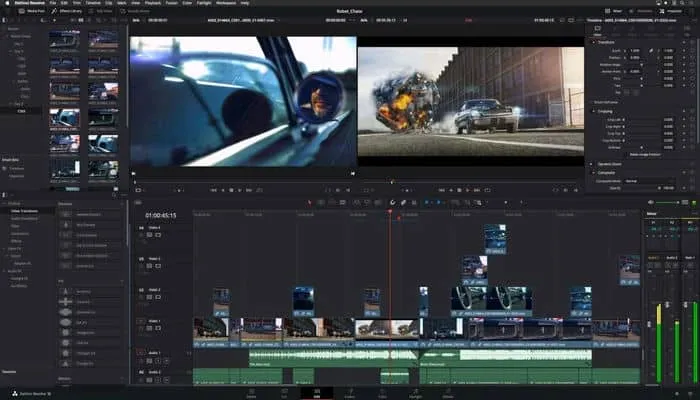 Recursos do DaVinci Resolve