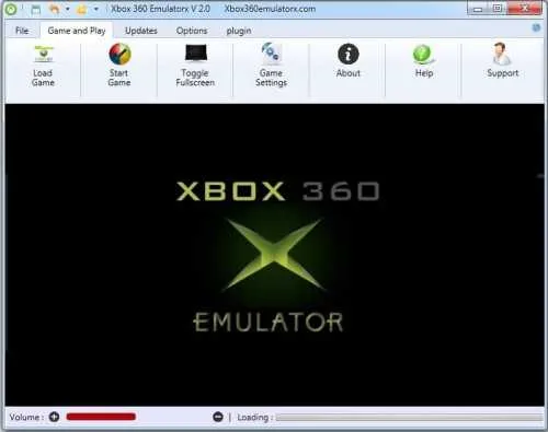 Skjermbilde av Ex360E Xbox 360 Emulator