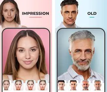 Трансформации на FaceApp