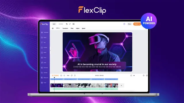 Editor on-line FlexClip