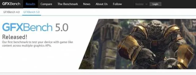 Программное обеспечение для бенчмаркинга GFXBench