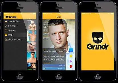 Interfaccia dell'app Grindr