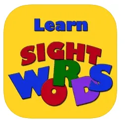 Interfejs aplikacji Learn Sight Words