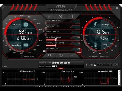 MSI Afterburner Benchmark Tool