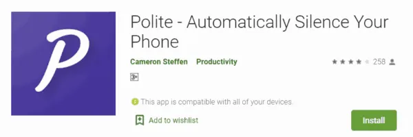 Polite: Controle de produtividade contínuo